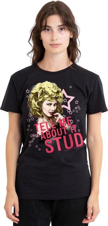 Actual product image Grease Unisex Adult Tell Me About It Stud T-Shirt (M)