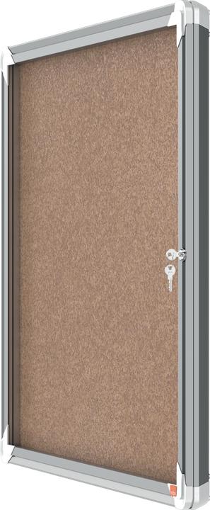 Actual product image Nobo Lockable Notice Board Premium Plus Indoor Cork (Bulletin board)