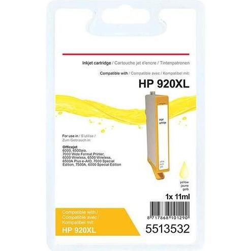 Office Depot, Druckerpatrone, Tintenpatrone Kompatibel HP 920XL CD974A Gelb