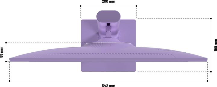 Actual product image Japannext 60,5cm JN-I238FHD120F-HSP-PP 16:9 HDMI lila FHD (1920 x 1080 pixels, 23.80")