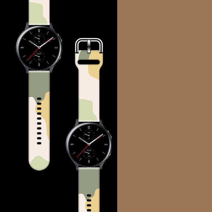 Produktbild Hurtel Armband Moro Band für Samsung Galaxy Watch 42 mm Silikonarmband Camo Uhrenarmband (14) (42 mm, Silikon)