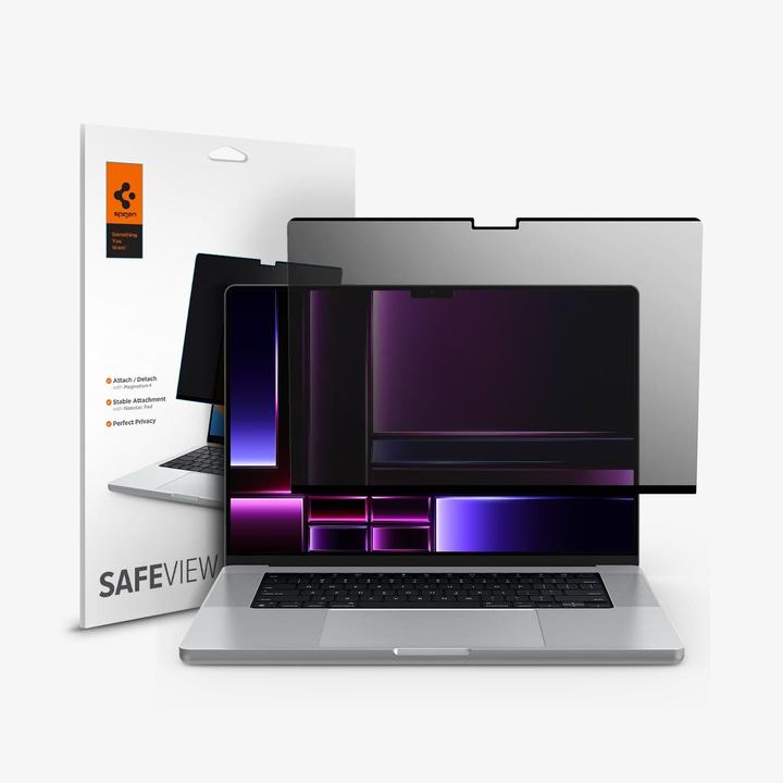 Actual product image Spigen MacBook Pro 16-inch Screen Protector (16")