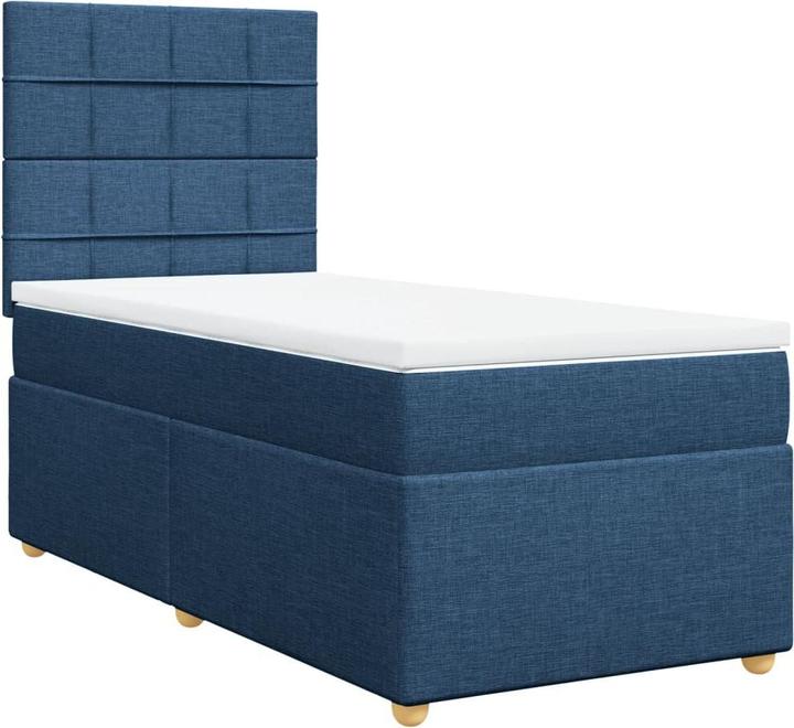 Produktbild VidaXL Bo x springbett mit Matratze 80 x 200 cm Stoff (80 x 200 cm)