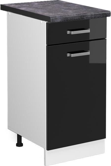 Anthrazit, Schwarz, Schwarz Hochglanz, Weiss