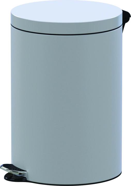 Actual product image Alda White pedal bin (AF613E-14) (20 l)