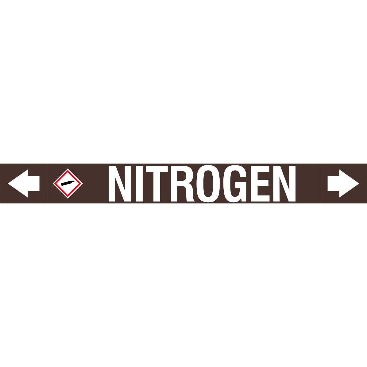 Brady ASME - Rohrmarkierer - Nitrogen (ASMEPM-100X920MM-NITROGEN)