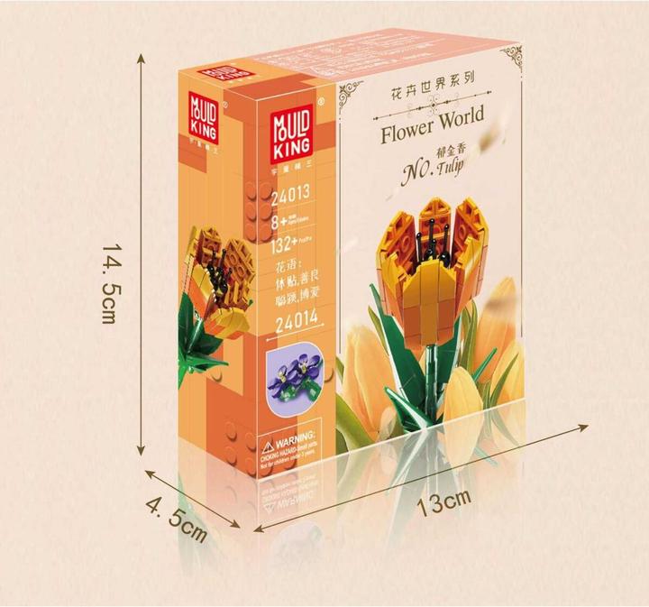 Produktbild Mould King Tulpe geöffnet