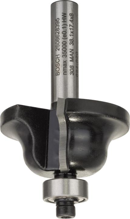 Actual product image Bosch Professional Zubehör Edge shaping cutter B, 8 mm, R1 6.3 mm, B 12.7 mm, L 17 mm, G 61 mm