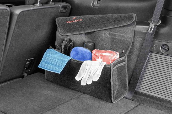 Image du produit Walser Sac de coffre Toolbag taille L, sac de rangement pour voiture noir 50x16x21cm