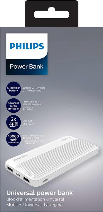 Actual product image Philips Powerbank DLP7719N/04 10000 mAh (10000 mAh, 37 Wh)
