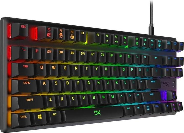 Produktbild HyperX Alloy Origins Core keyboard USB QWERTY US English Black (USA, Kabelgebunden)