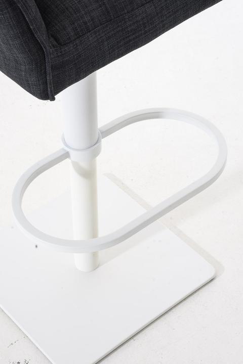 Actual product image CLP Barstool Damaso W Fabric, dark grey