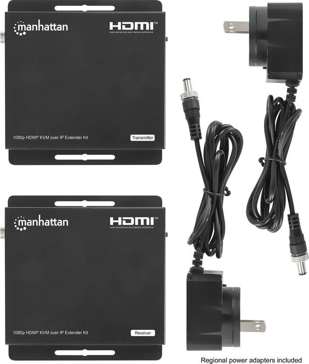 Produktbild Manhattan 1080p HDMI KVM over IP Extender Set