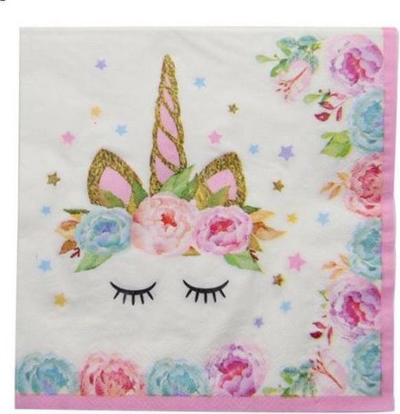 Produktbild MU Style Einweg Geschirr Einhorn (65-tlg. Set) (65x)