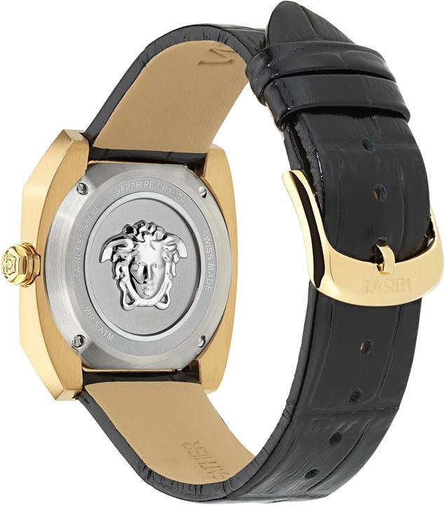 Actual product image Versace Dameshorloge, analoog, Zwitsers kwartshorloge met leren band, VE9E00224 (Analogue wristwatch)