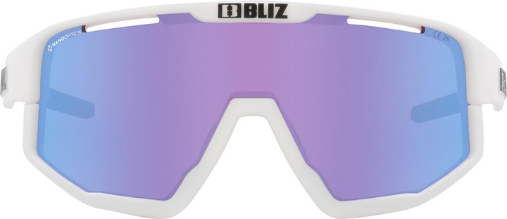 Produktbild Bliz Fusion Small Nano Optics Nordic (matt white, Nano Optics Nordic Light Violet w Blue multi)