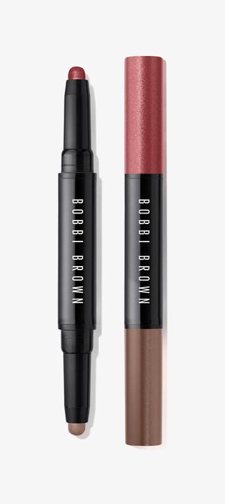 Actual product image Bobbi Brown BB Eye Shadow - Long-Wear Cream Shadow Stick Duos Bronze Pink/ Expresso (Bronze Pink, Espresso)