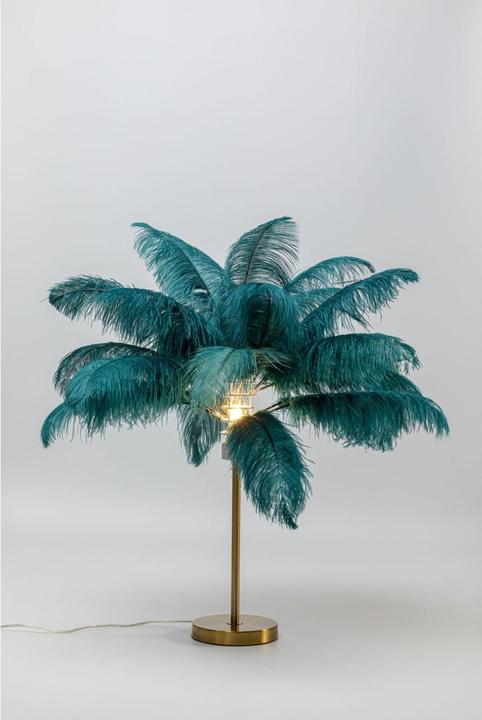 Produktbild Kare Design Tischleuchte Feather Palm Grün 60cm (E27)