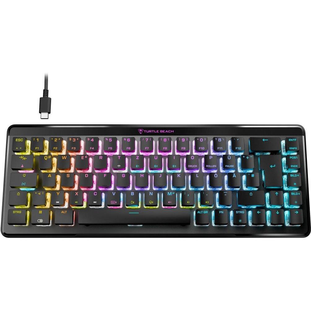 Turtle Beach Vulcan II Mini Air Gaming-Tastatur, Schwarz (DE, Kabellos), Tastatur, Schwarz