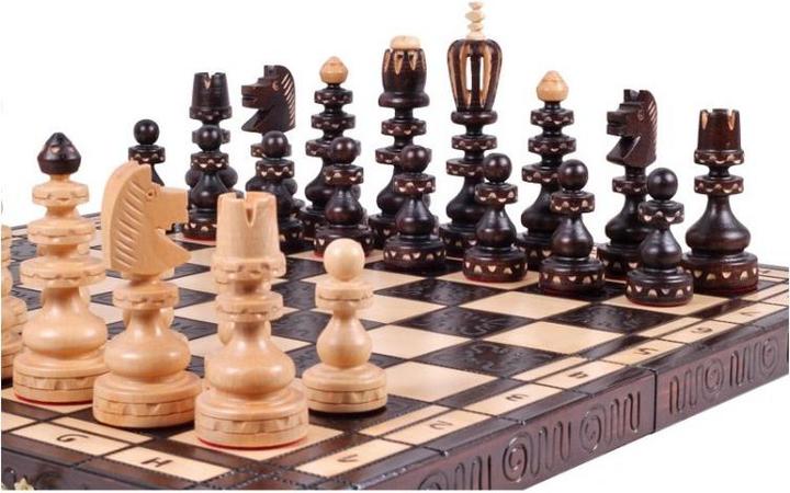 Image du produit Holzecke Jeu d'échecs sculpté "ROMAN II