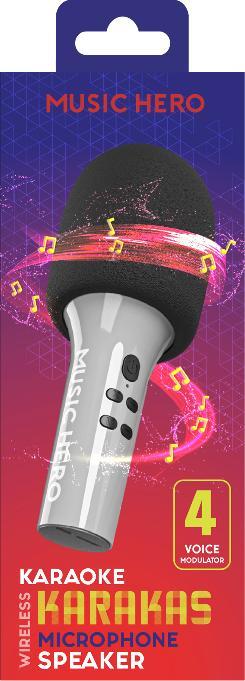 Produktbild SBS MUSIC HERO KARAKAS Karaoke Bluetooth Mikrofon mit eingebautem Lautsprecher