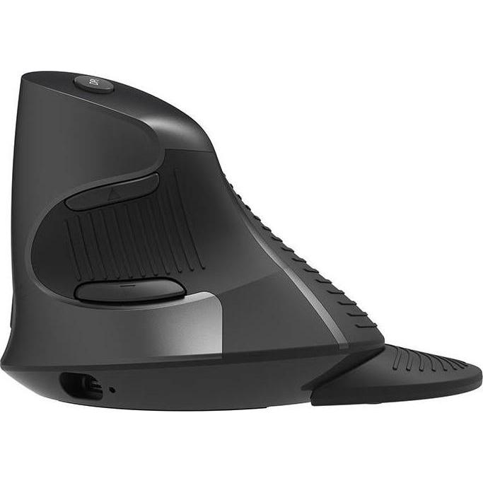 Delux Wireless +2.4 G Vertical Mouse M618G DB (Kabellos), Maus, Schwarz