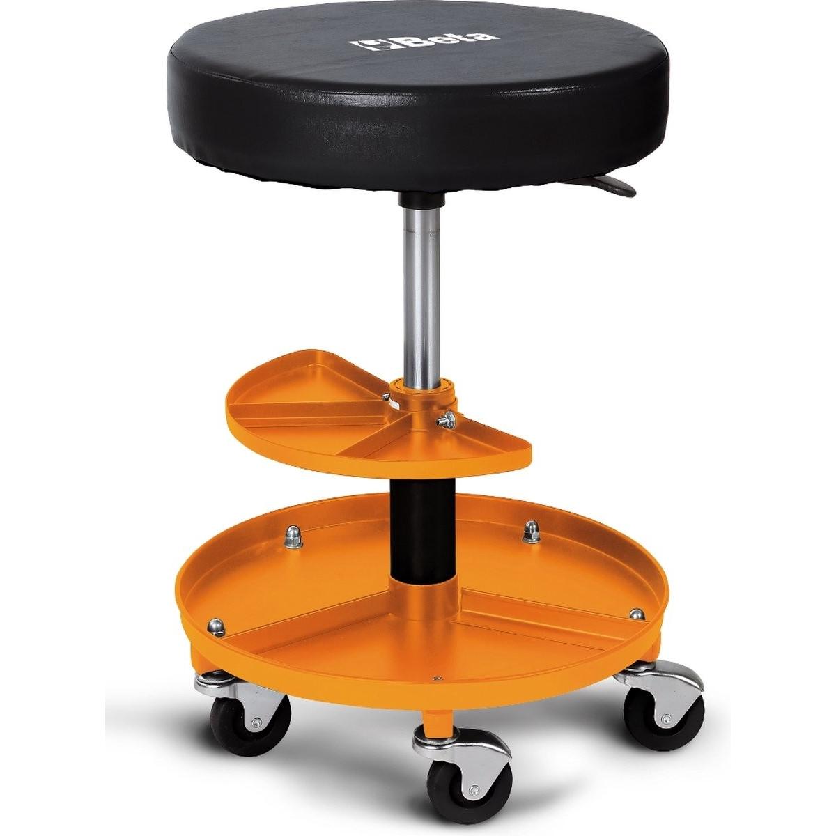 BETA, Sgabello, 2250-O - Sgabello girevole con vassoio portaoggetti