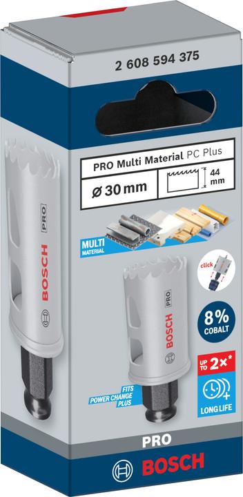 Immagine prodotto Bosch Professional Zubehör Sega a tazza PRO Multi Material PC Plus, 30 mm (30 millimetri)