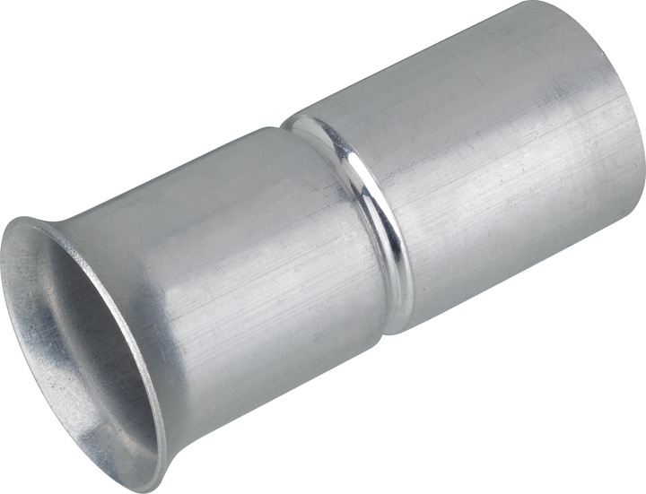 Actual product image Fränkische Rohrwerke Aluminium end sleeves M50 trumpet design (Cable hole)