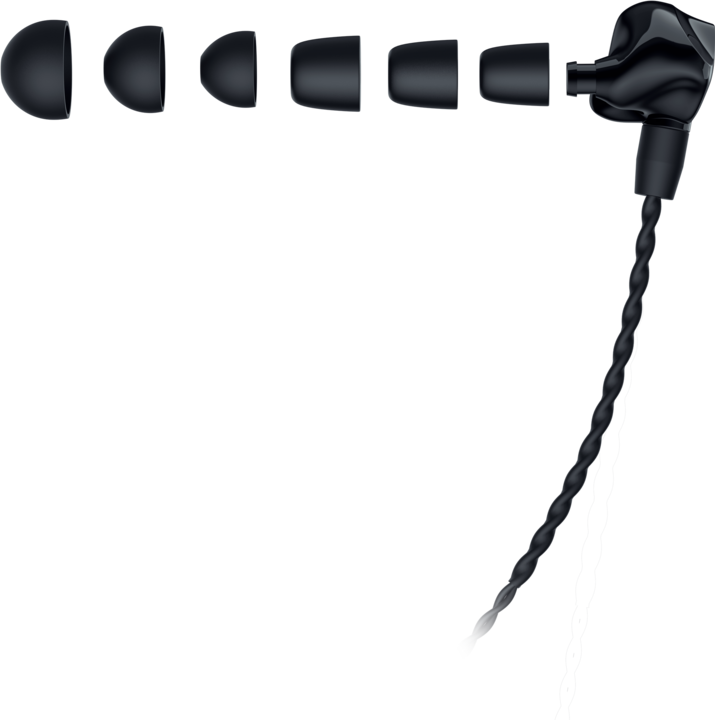 Actual product image Razer Moray - Ergonomic in-ear monitor for all-day streaming (Cable)