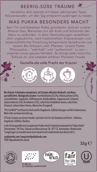 Produktbild Pukka Bio-Tee Night Time Berry (32 g)