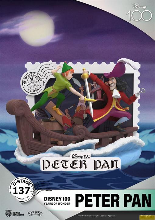 Actual product image Beast Kingdom Disney 100th Anniversary D-Stage PVC Diorama Peter Pan 12 cm