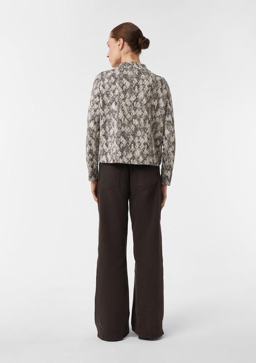 Produktbild Comma Sweatshirt Jacquard-Pullover aus Jersey mit Animal-Print (46)