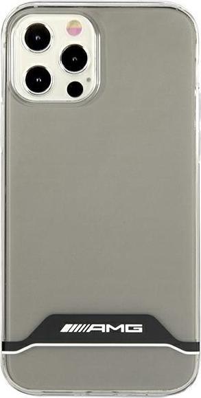 Image du produit Mercedes AMG AMHCP12MTCBW iPhone 12/12 Pro Étui rigide translucide/translucide noir et blanc galvanisé (Apple iPhone 12, Apple iPhone 12 Pro)