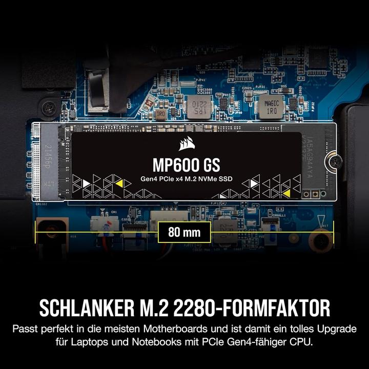 Produktbild Corsair MP600 GS (500 GB, M.2 2280)