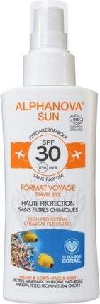 Produktbild Alphanova SUN Spray Reise SPF30 hypoallergen liq (Sonnenspray, SPF 30, 90 g)