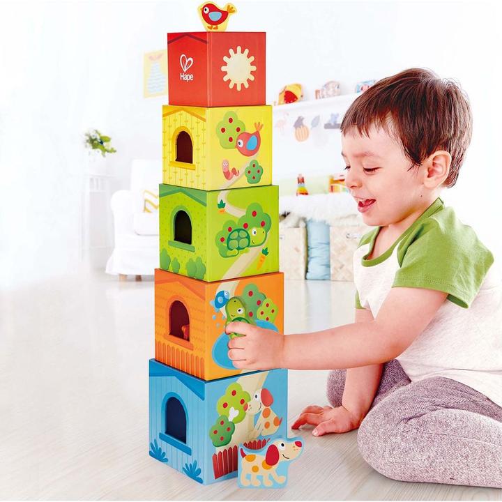 Produktbild Hape Pepe & Friends Stapelturm