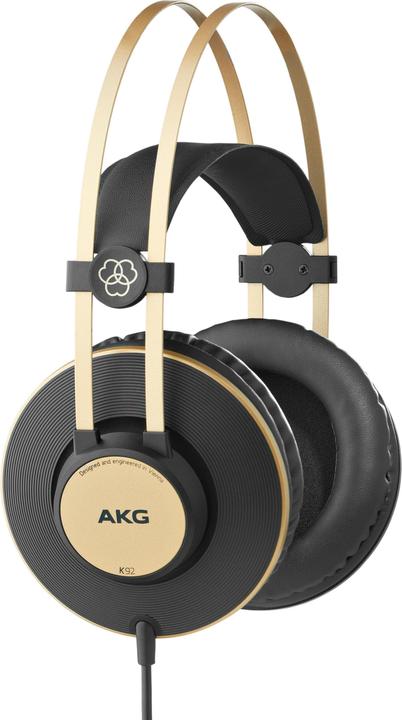 Productafbeelding AKG K92 Hoofdtelefoon Draadgebonden Hoofdband Muziek Zwart, Goud (NC, Bedraad)