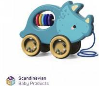Actual product image Scandinavian Baby Products Pull-along dinosaur