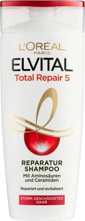 Image du produit Wilkinson Elvital, réparation totale 5 réparation, shampooing, 300 ml (300 ml, Shampoing liquide)