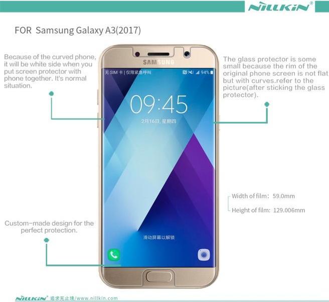 Actual product image Nillkin Matte Series (1 pcs., Samsung Galaxy A3 (2017))