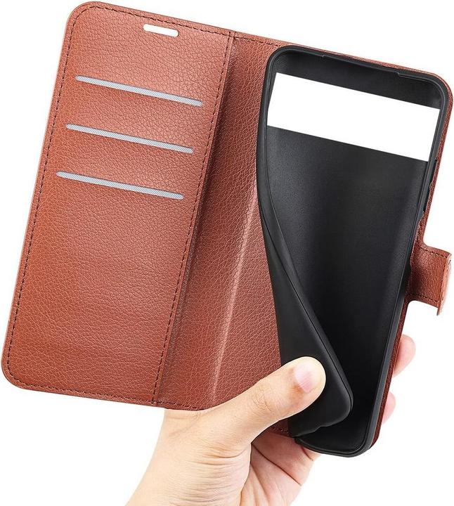 Produktbild Cover-Discount Google Pixel 7 Pro - Leder Etui Hülle braun (Google Pixel 7 Pro)