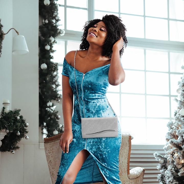 Produktbild Only-Bags.Store Abendtasche, Modische Handtasche, Elegante Hochzeitstasche, Kettenumschlagtasche