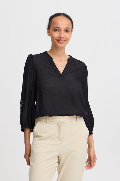 Actual product image B.young BYIDAMY EMB BLOUSE 20816437 (44)