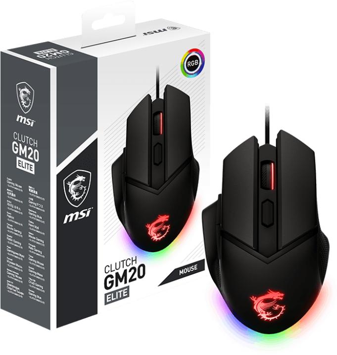 Actual product image MSI Clutch GM20 Elite (Cable)