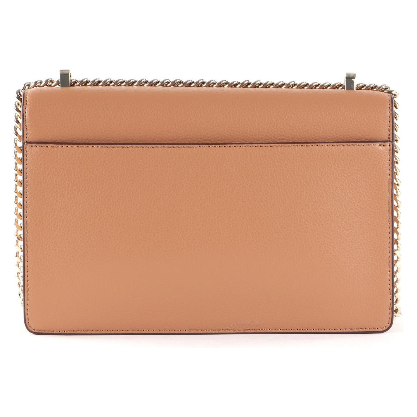 Dkny, Damen, Handtasche, Elissa Logo Shoulder Bag, Braun
