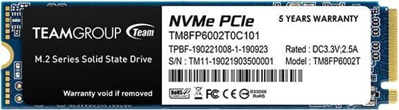 Actual product image Team Group MP33 (2000 GB, M.2 2280)
