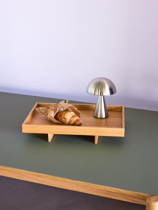 Produktbild Hübsch Mush Tragbare Lampe Nickel