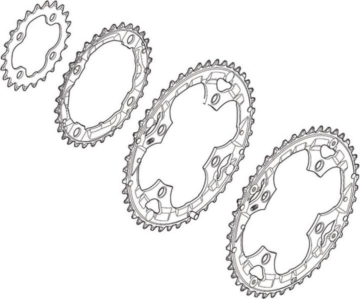 Image du produit Shimano Plateau de pédalier Deore FC-M590 22 dents noir (22)