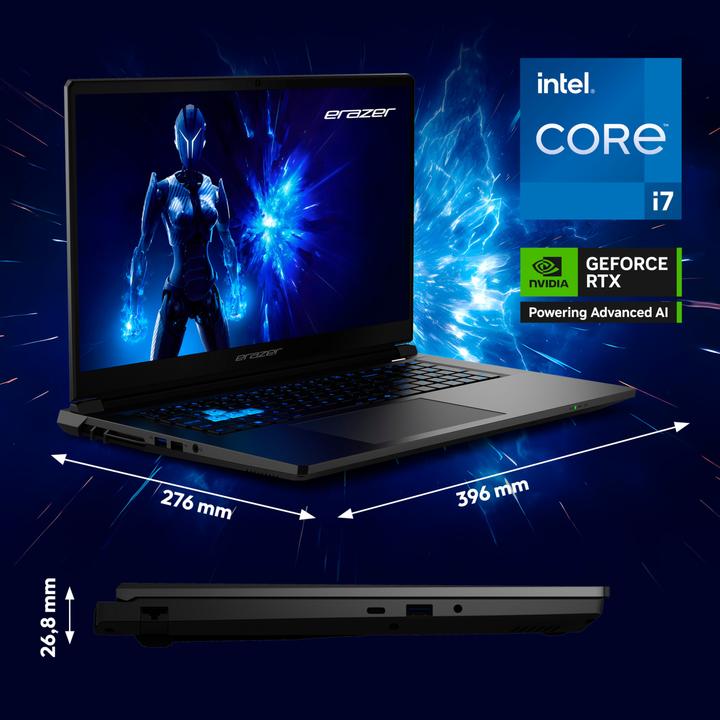 Image du produit Erazer Defender 17 P1 Core Gaming Laptop (17.30", 1000 Go, 16 Go, DE)